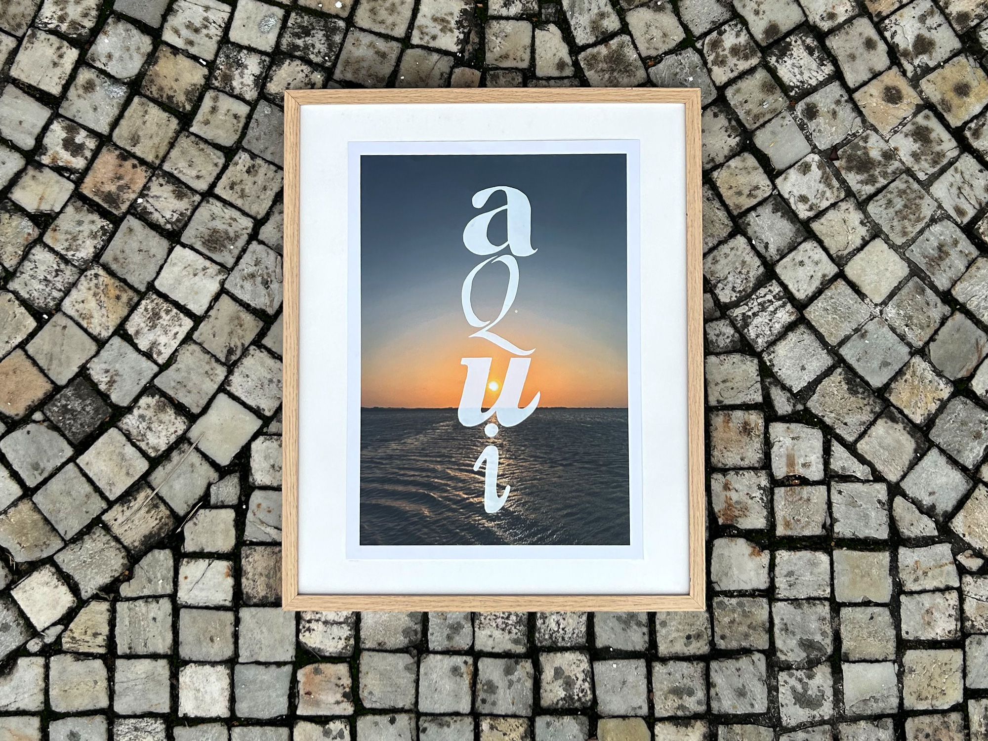 Serigrafia Fine Art A3 - Aqui